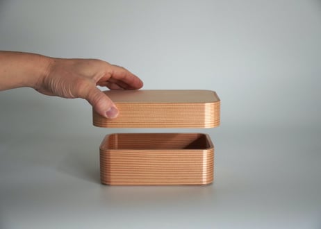 挽き曲げ弁当箱（小）かぶせ蓋タイプ
