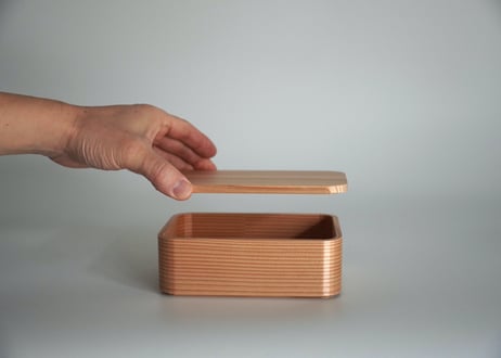 挽き曲げ弁当箱（小）落とし蓋タイプ