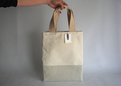 組織織りtote bag　マチ無し