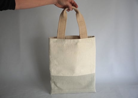 組織織りtote bag　マチ無し