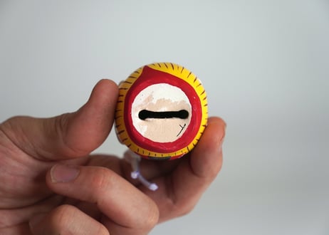 おとん女郎（土鈴）