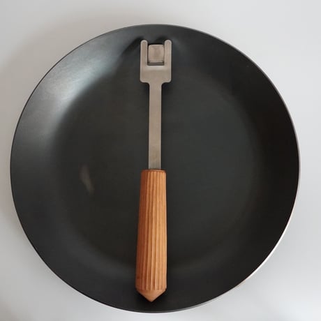 鉄フライパン　着脱式ステンレス木柄