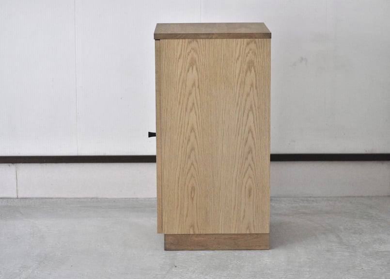 総無垢楢（ナラ）材キャビネット サイドボード オーク 無垢材 キャビネット 天然木 木製 収納