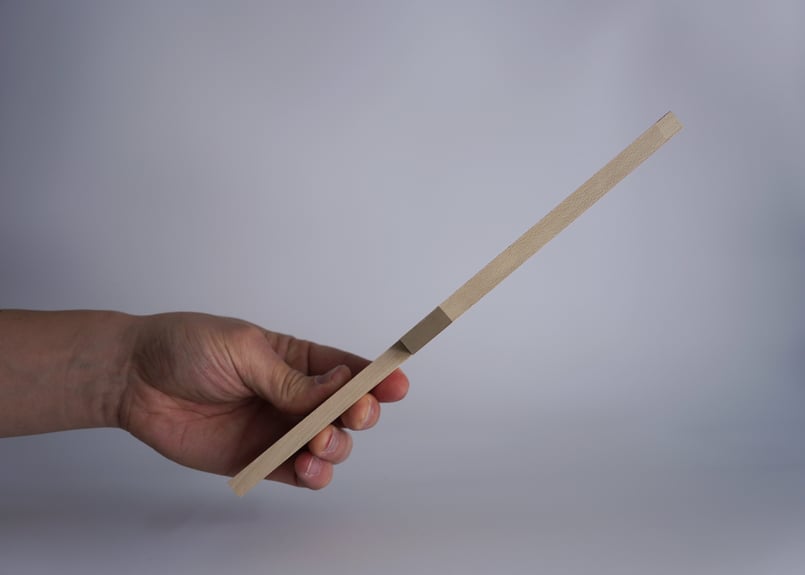 羽子板、羽子板たて NI-1ツアナザツキハゴイタ_3/8x30H N-010417 一ツ穴座付羽子板 1