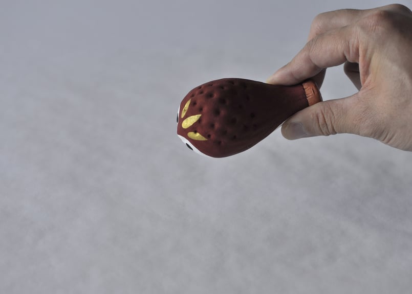 民芸品、木彫り笛 Vintage Folk Art: Wooden Flute - Swimsuit Department Shop Online