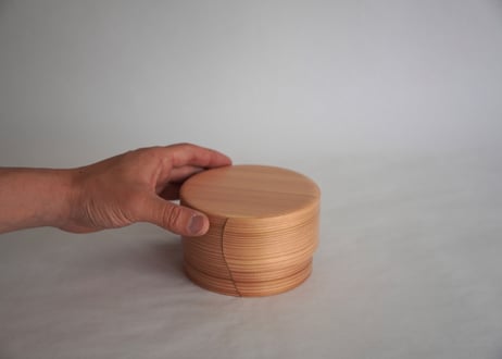 智頭杉弁当箱／丸