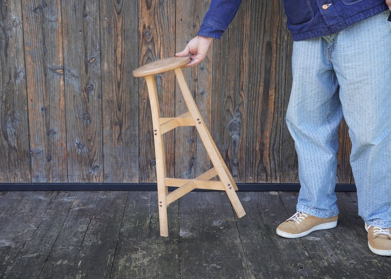 ワーク・スツール【ハンドメイド　オリジナル】 ワーク・スツール【ハンドメイド オリジナル】