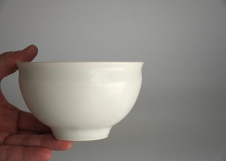 雪白磁抹茶茶碗