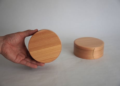 智頭杉弁当箱／丸