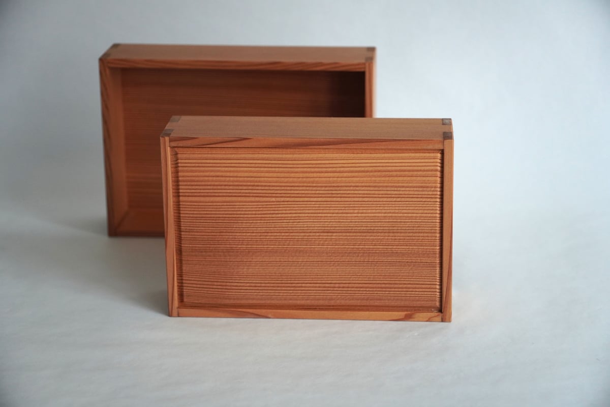 吉野杉 組手木箱 | COCOROSTORE