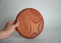 21cm 欅皿　オイル仕上げ【両面仕様】