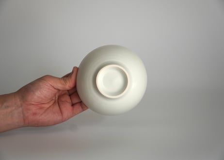 雪白磁抹茶茶碗