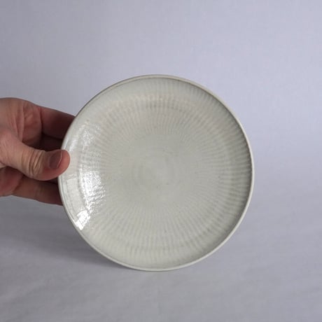 白飛鉋5寸皿