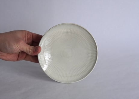 白飛鉋5寸皿