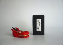 麒麟獅子頭【木彫】