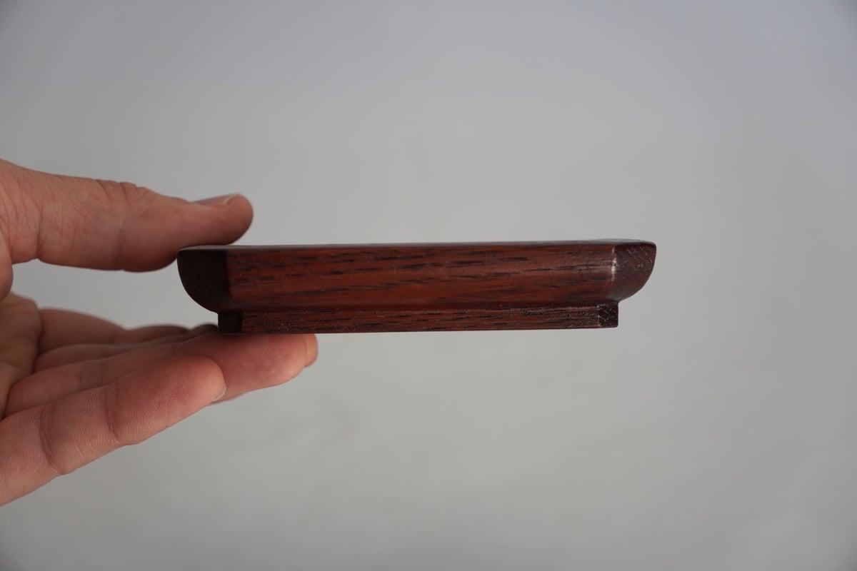 菓子器（栗材）拭き漆仕上げ 【内側：木瓜面 高台付】 | COCOROSTORE