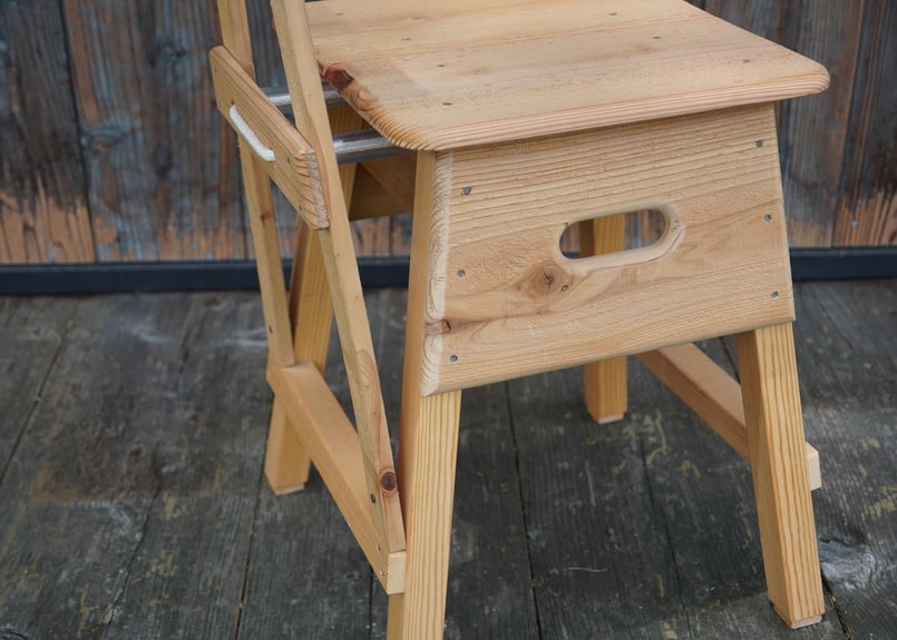 Coco】ビンテージ ハート型木製椅子 たのメル便 ペーパーコードチェア