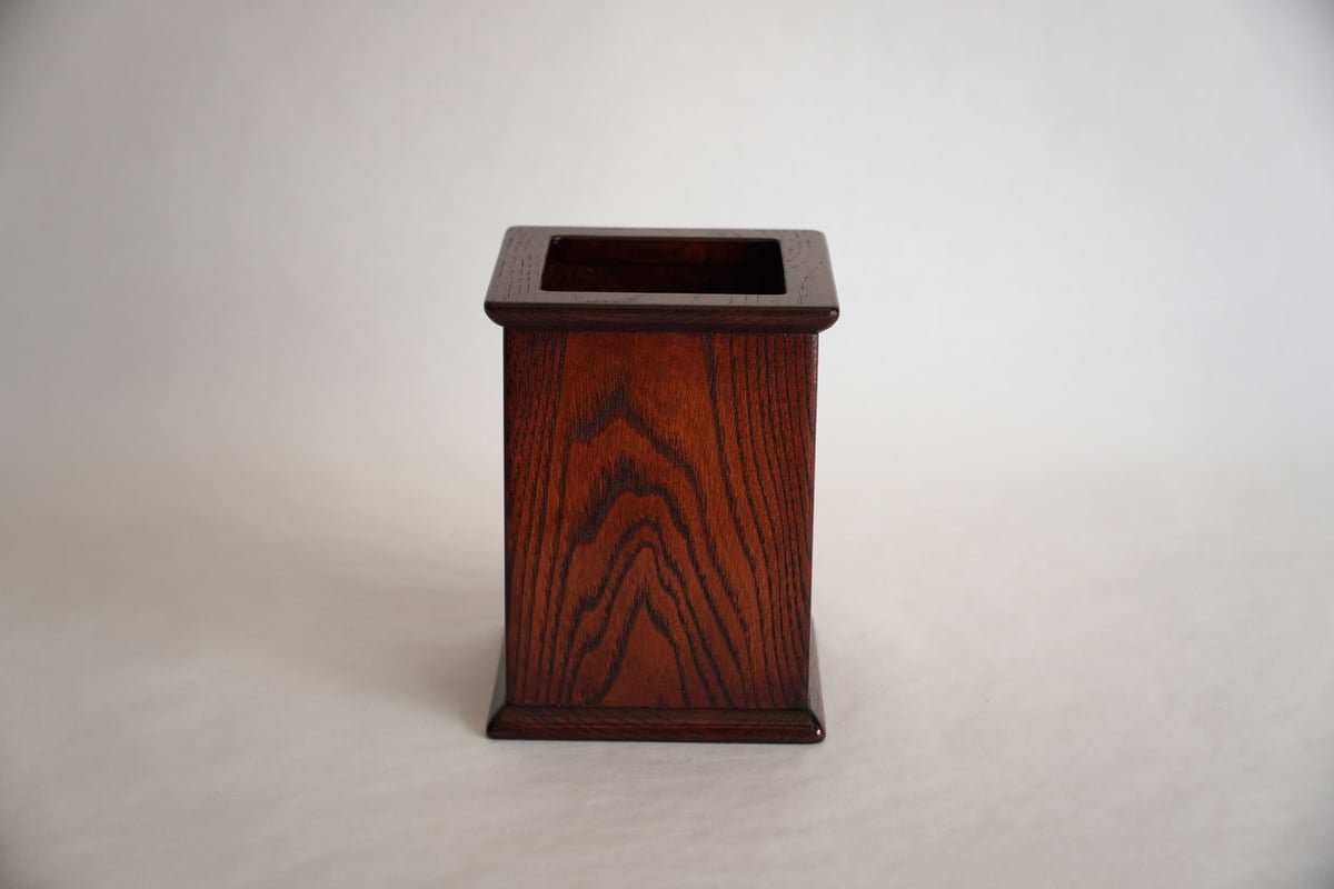 竹製筆筒 筆筒 四角筆筒 | COCOROSTORE