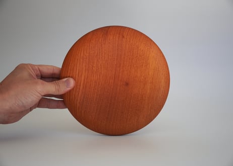 18cm 欅皿　オイル仕上げ【両面仕様】