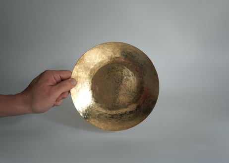 真鍮6寸（18cm）皿