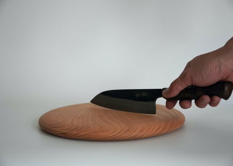 欅　プレート&カッティングボード Φ27cm（両面使用）
