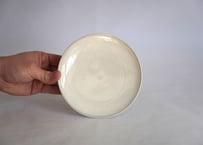 白飛鉋平皿6寸