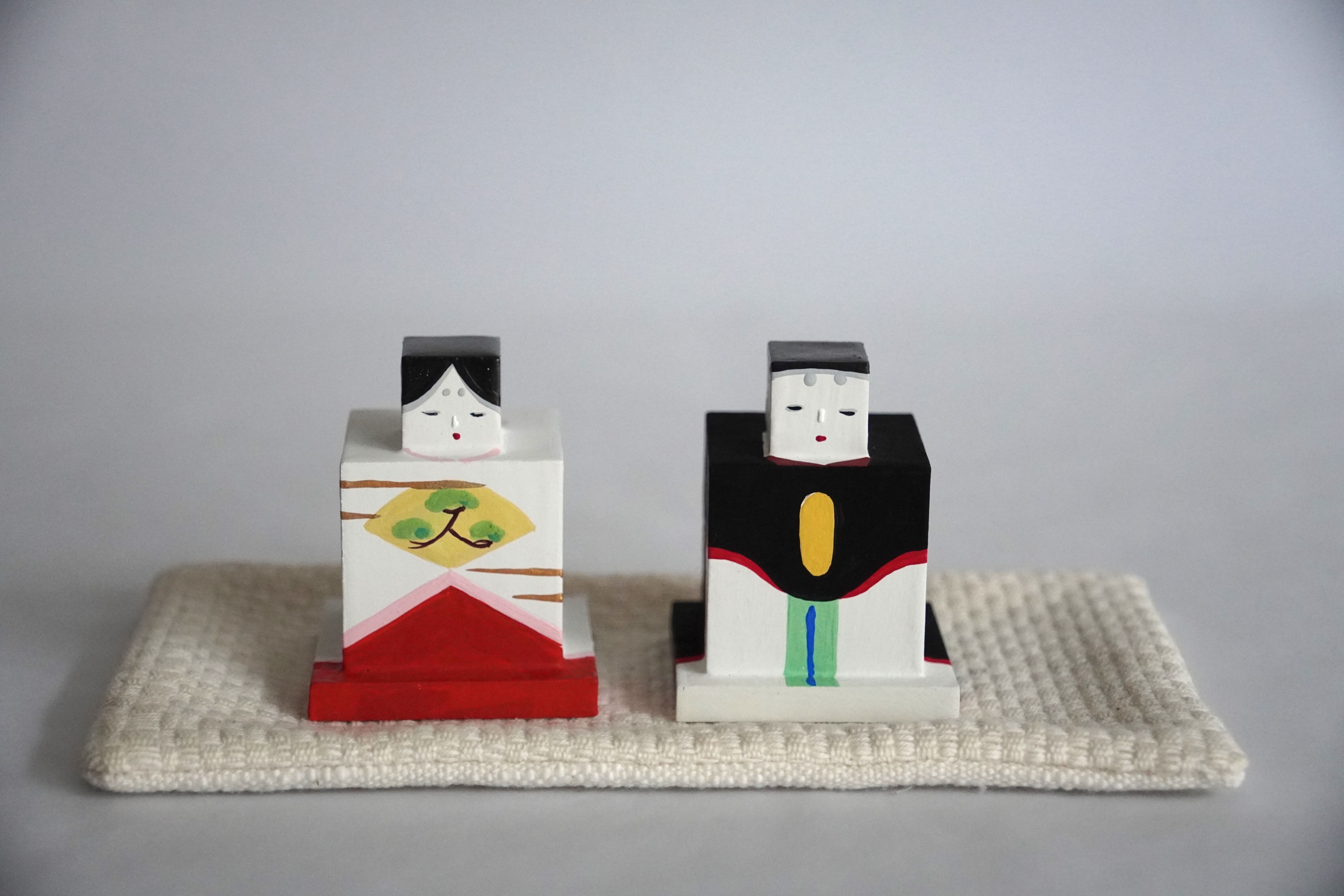 柳屋　嘉久雛　雛人形　鳥取　木製 original