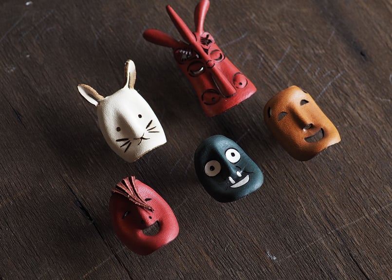 鳥取郷土玩具 お面PIN | COCOROSTORE 鳥取郷土玩具 お面PIN | COCOROSTORE