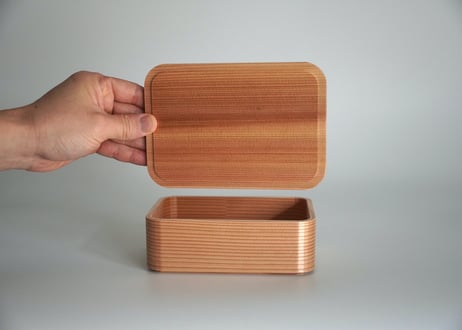 挽き曲げ弁当箱（小）落とし蓋タイプ