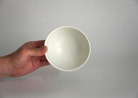 雪白磁抹茶茶碗