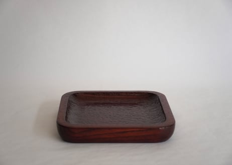 四角彫り菓子器