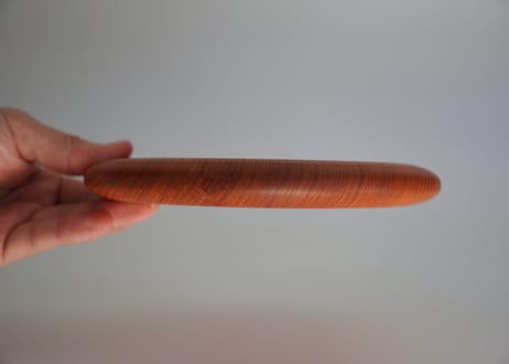 18cm 欅皿　オイル仕上げ【両面仕様】