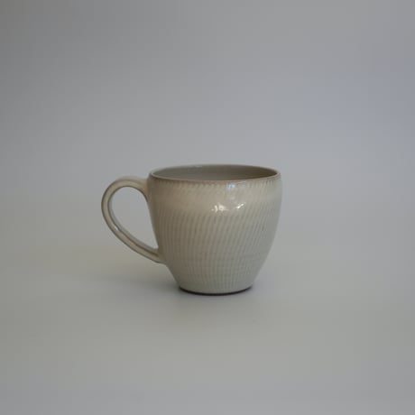 白飛鉋マグ（丸・大）