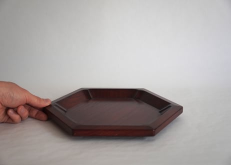 六角木瓜菓子器（大）