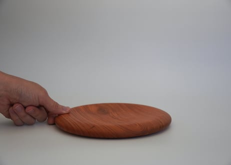 21cm 欅皿　オイル仕上げ【両面仕様】