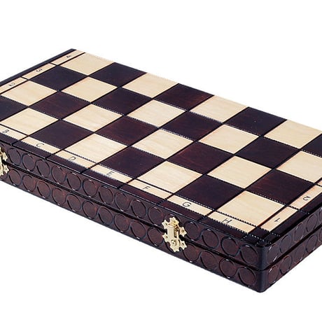CH111 Brown　43ｃｍラージキングスチェスセット　チェス盤チェス駒セット　KING'S - LARGE - Insert tray ♡