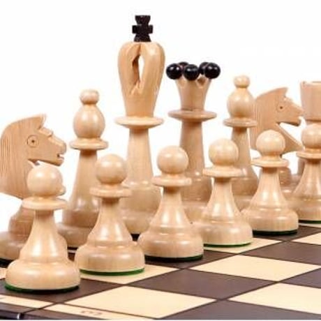 CH115 Brown　　ACE　40cmチェス盤チェス駒セット  駒収納