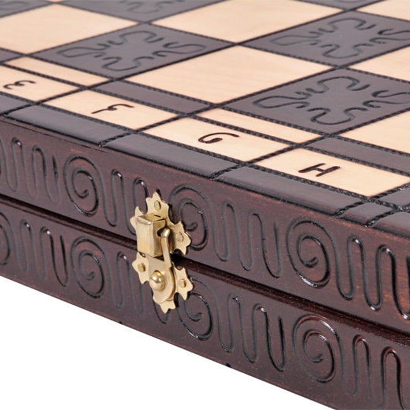 クラシックチェス CH131 ロマン53cmチェスセット チェス盤チェス駒セット Poland