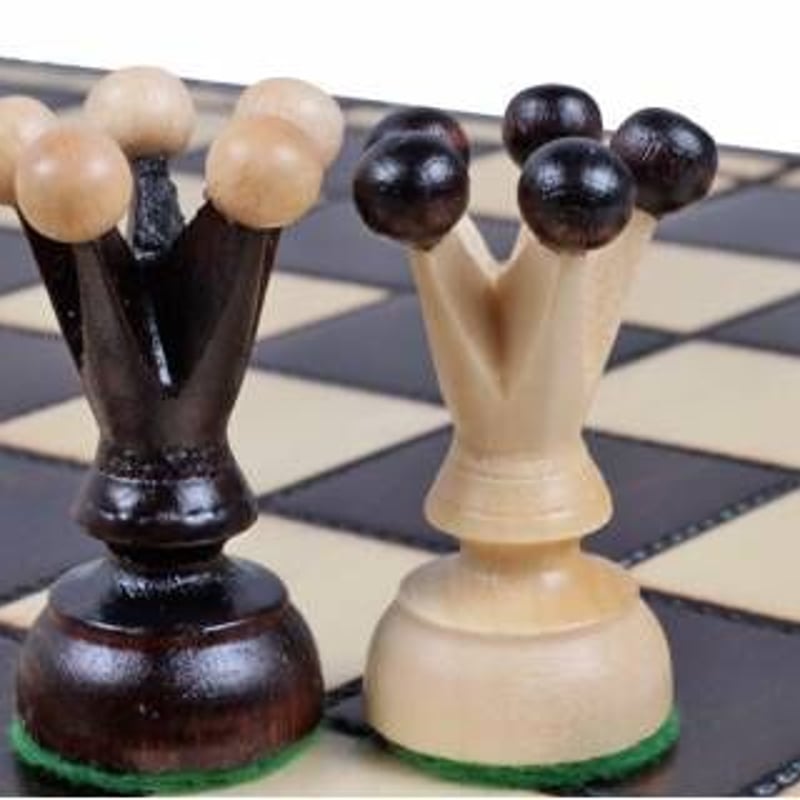 CH112Brown キングスチェスセット35cmチェス盤チェス駒セット 駒収納