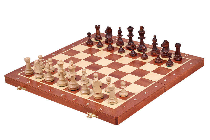 CHW42 SET トーナメントチェスセットＮＯ5(Mサイズ)47cmチェス盤 