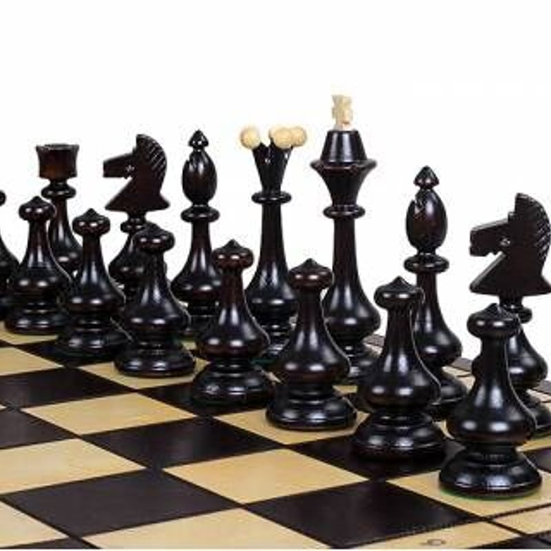 CH166 49cmチェス盤チェス駒セット 駒収納 | 世界のチェス専門販売店