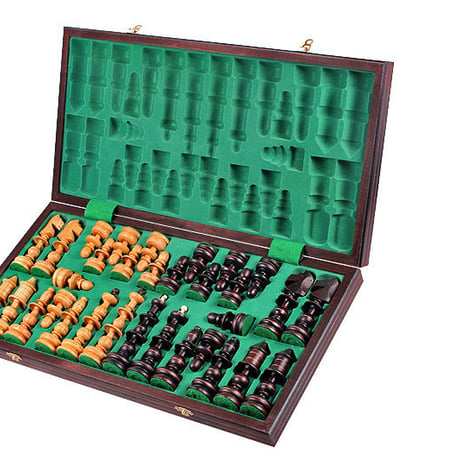 CH120　オールドポーリッシュ55ｃｍチェスセット　チェス盤チェス駒セット　OLD POLISH - Insert tray ♡