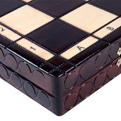 CH111 Brown　43ｃｍラージキングスチェスセット　チェス盤チェス駒セット　KING'S - LARGE - Insert tray ♡