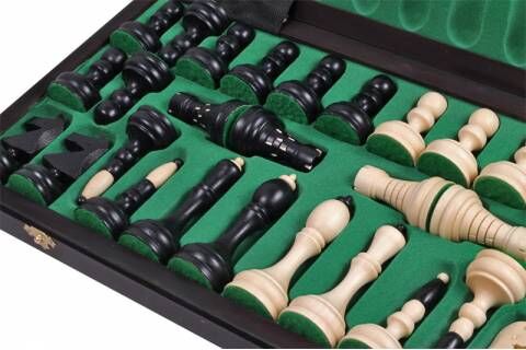 CH127 クラシックチェス 50cmチェス盤チェス駒セット 駒収納 | 世界の