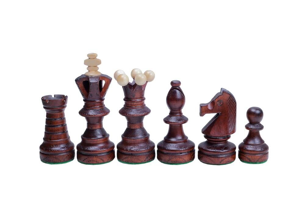 CH128 BROWN 54cm SZACHY チェス盤チェス駒セット Poland Am CH128 BROWN 54cm SZACHY チェス盤チェス駒セット Poland Am