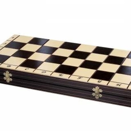 CH114Brown　　クリスマスチェス　50cmチェス盤チェス駒セット  駒収納