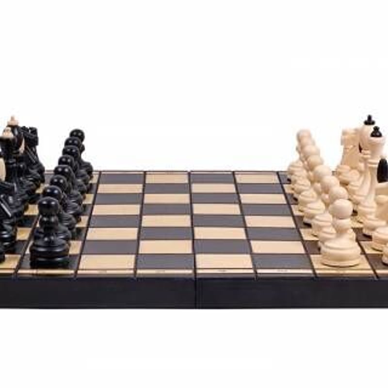 CH127 クラシックチェス 50cmチェス盤チェス駒セット 駒収納 | 世界の