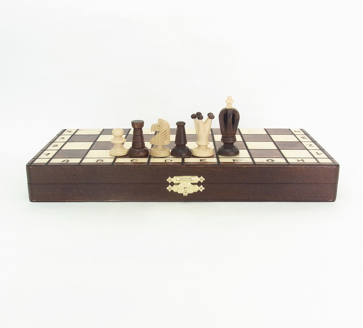キングス36cmチェス盤チェス駒セット Poland King wood chess ♡ |