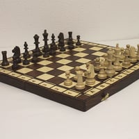 キングス48cm チェスセット チェス盤 チェス駒セット Poland cute and