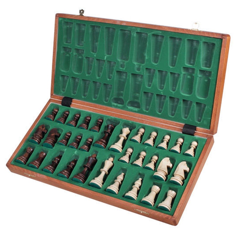 CHW43SET トーナメントチェスセットNO6(Lサイズ)52cmチェス盤 チェス